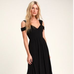 Make Me Move Black Maxi Dress